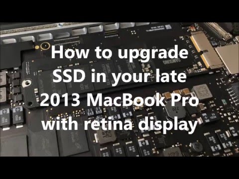How to upgrade SSD in late 2013 MacBook Pro with retina display How to upgrade SSD in late 2013 MacBook Pro with retina display
