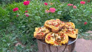 Turkish Stuffed Potato KUMPIR! the tastiest Potato recipe you can make at home🥔