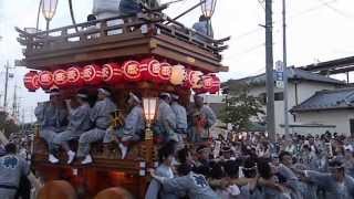 潮来祇園祭禮２０１３～西壹丁目　のの字廻し