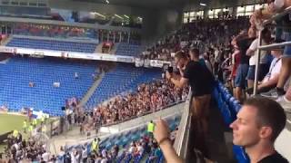 Pre match celebration from PAOK Thessaloniki supporters in Basel