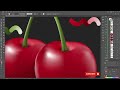 cherry tutorial in adobe illustrator for beginners using gradient mesh tool included subtitles