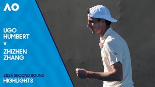 Ugo Humbert v Zhizhen Zhang Highlights | Australian Open 2024 Second Round