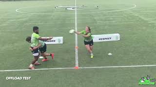 Rhinos Rugby Testing - Offload