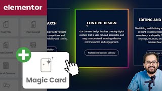 Elementor - Magic Card Hover Effect