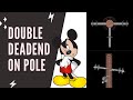 How to use PLS POLE in modelling Double Deadend on Pole configuration