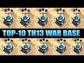 New TOP 10 TH13 War Base + Link | ( Base Link Is Given In Video Description )| CLASH OF CLAN