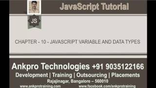 JavaScript for beginners - Chapter 10 - Variables and data types