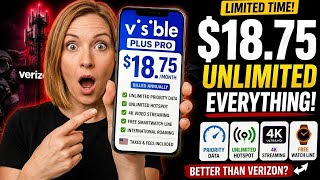$18.75 Unlimited Phone Plan?! Visible Just Broke Verizon