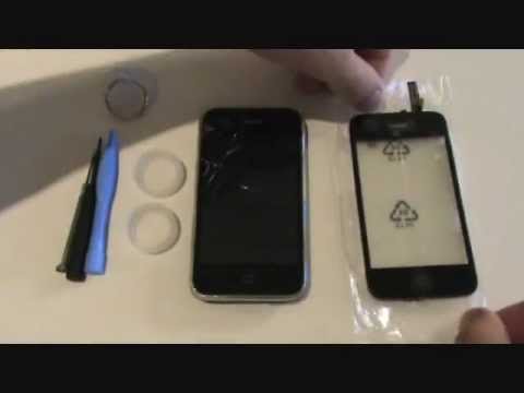 iPhone 3GS Cracked Screen Replacement Tutorial | GadgetMenders.com iPhone 3GS Cracked Screen Replacement Tutorial | GadgetMenders.com