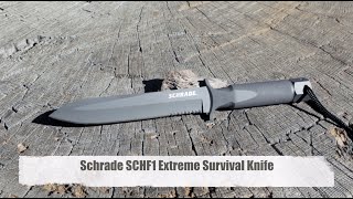 Schrade SCHF1 Extreme Survival Knife