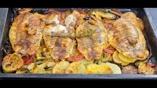 מתכון לדג ברמונדי בתנור-Barramundi fish in the oven