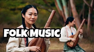 4K Relaxing Folk Instruments: Upbeat Acoustic Harmony | Traditional Melodies for Stress Relief