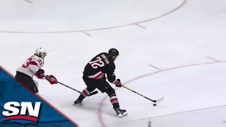 Sabres' Cozens And Thompson Go Back-To-Back 40 Seconds Apart For Early Lead Over Devils