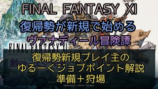 FF11復帰勢新規プレイ主のゆる～くジョブポイント解説　準備＋狩場