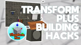 BLOXBURG TRANSFORM PLUS BUILD HACKS (Roblox Bloxburg New Gamepass)