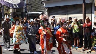 Yoshiwara Oiran Dochu 1/2 (parade of courtesans from Edo period) Asakusa, Tokyo