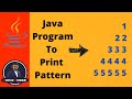 37 | Java Program To Print Right Side Triangle | Java Nested For Loop