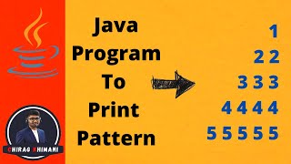 37 | Java Program To Print Right Side Triangle | Java Nested For Loop