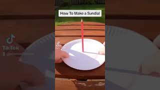 You learn how to make a simple sundial #science #stem #educatio #stemwithmrn #shorts