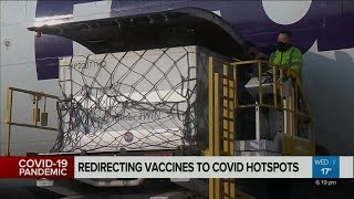 Redirecting vaccines to COVID hotspots
