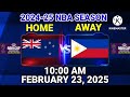 gilas pilipinas games schedule for 2025 fiba asia cup qualifiers february 20 23 2025