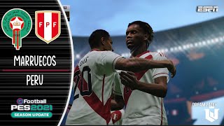 Marruecos vs Perú - Amistoso Internacional  | Gameplay Pes 2021