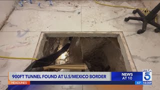 900 foot tunnel found under U.S.- Mexico border in Tijuana