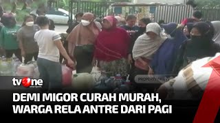 Warga Antre MiGor Curah Harga Rp15.500/Kilogram | Kabar Pasar tvOne