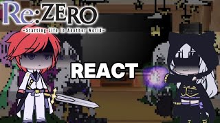 Re:Zero React to Natsuki Subaru Part 2 || Witches Of Sin || Gacha Reaction