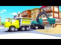 Troy The Train with the Car Carrier and Tom The Tow Truck in Car City  Truck cartoon for children