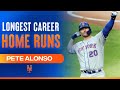 Alonso’s Longest Home Runs