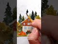 Let's Paint a Lakeside Inn with Watercolors #watercolortutorial #watercolorpainting