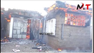 Kimani Ichungwah CDF Offices in Kikuyu set on fire by GenZ after voting Yes to Finance Bill!