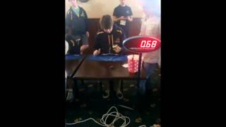 Rubiks cube solved one handed in 10.86 seconds (Official)