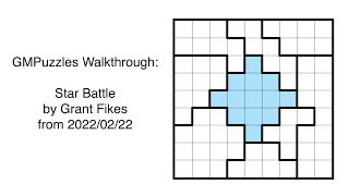 GMPuzzles - 2022/02/22 - Star Battle by Grant Fikes