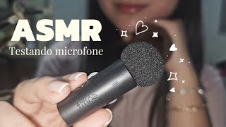 ASMR- TESTANDO MICROFONE FIFINE M6