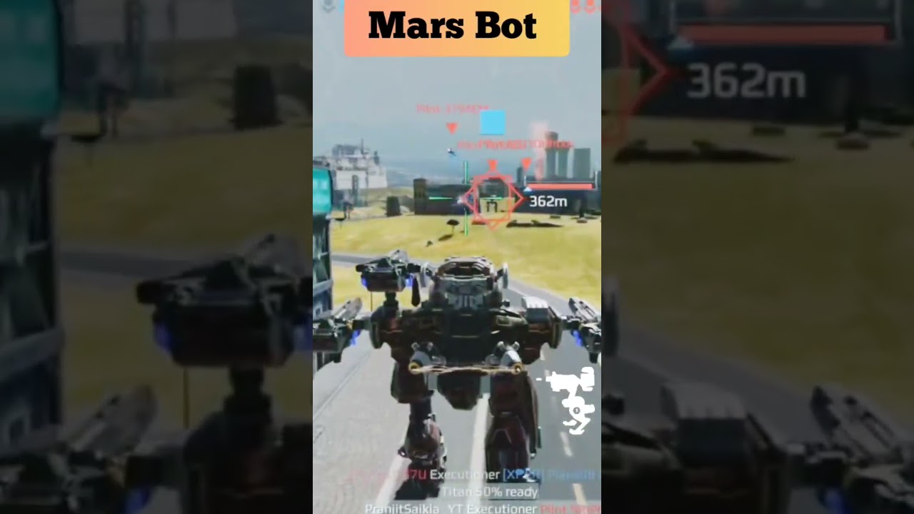 Mars Bot Inbuilt Shooting Turret War Robots Remastered Warrobots