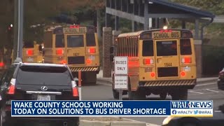 Wake School Bus Driver Shortage Solved; All bus routes covered with 560 full-time drivers