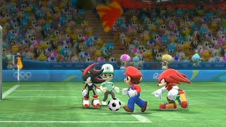 #Football (Extra Hard )Team Knuckles vs Team Vector -Mario and Sonic at The Rio 2016 Olympic Games