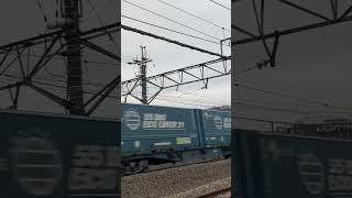 【トヨタロングパスエクスプレス】EH500+コンテナ車通過シーン#shorts