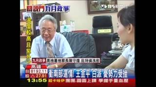 九月政爭／衝擊南部選情！　王金平「白派」憂勢力受挫