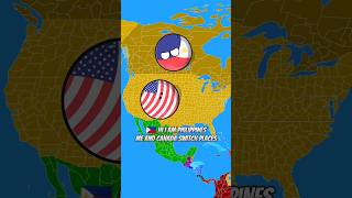 What if Canada🇨🇦 and Philippines🇵🇭Switch 🔁 Places|#countryballs #nutshell #geography #shorts #viral