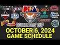 PBA Game Schedule Today October 6, 2024 | PBA Governors' Cup Schedule Update