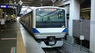 E531系0番台水カツK416編成 JR常磐線快速水戸行き 柏駅発車