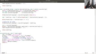 strcpy function from string.h implementation in C