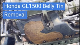 Honda GL1500 Goldwing  - Belly Tin Removal