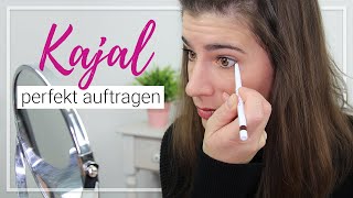 Kajalstrich perfekt auftragen - Schminken für Anfänger:innen!