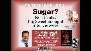Q and A with Dr Mo Abrahim and Dr Vera Tarman, Sugar Free September 2020