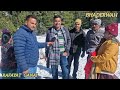 famous tourist spot thanthera bhaderwah tourists enjoying snow