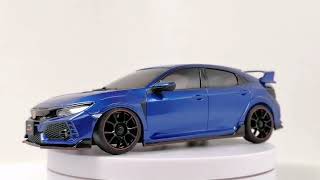 KYOSHO A.S.C. HONDA CIVIC TYPE R CHAMPIONSHIP BLUE PAINTED BODY FOR MINI-Z MA03F-FWD MZP445BL